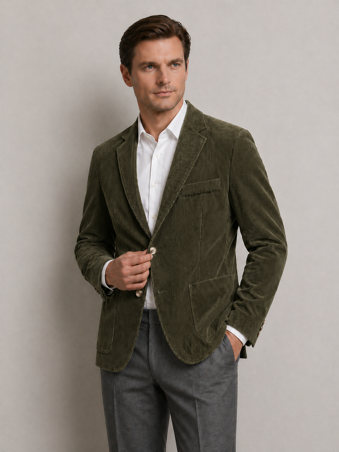 Andrew | Men’s Notch Lapel Textured Wedding Guest Blazer