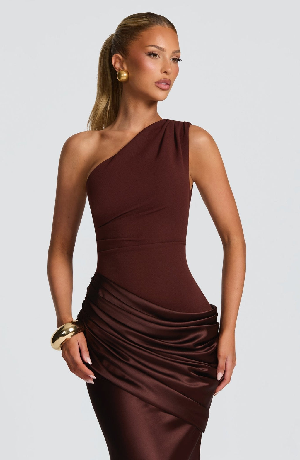 Angel | Women’s Draped One Shoulder Wedding Guest Dress