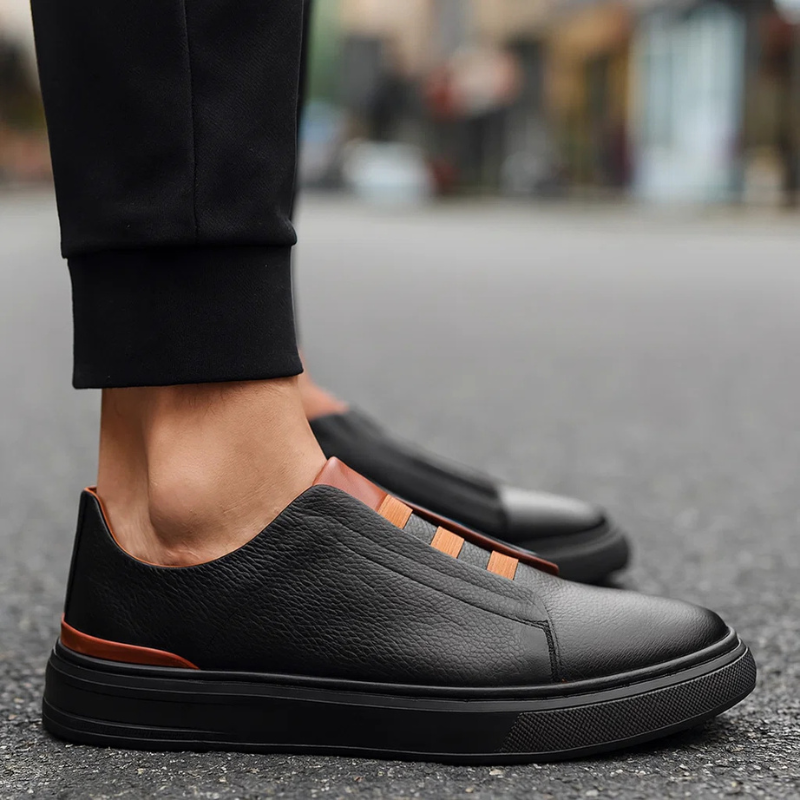 Anthonie | Men's Low Top Slip On Closed Toe Sneakers