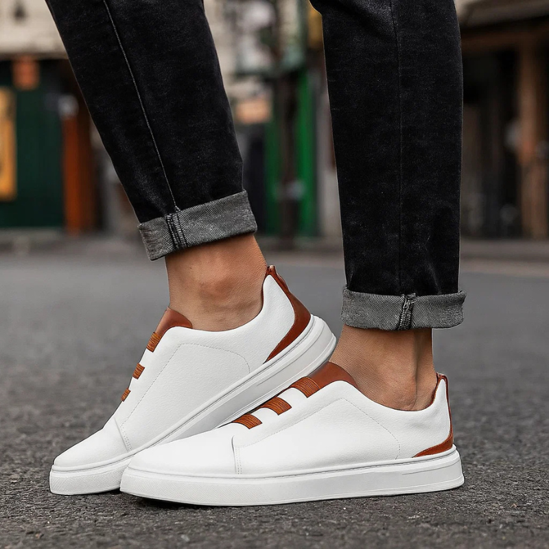 Anthonie | Men's Low Top Slip On Closed Toe Sneakers