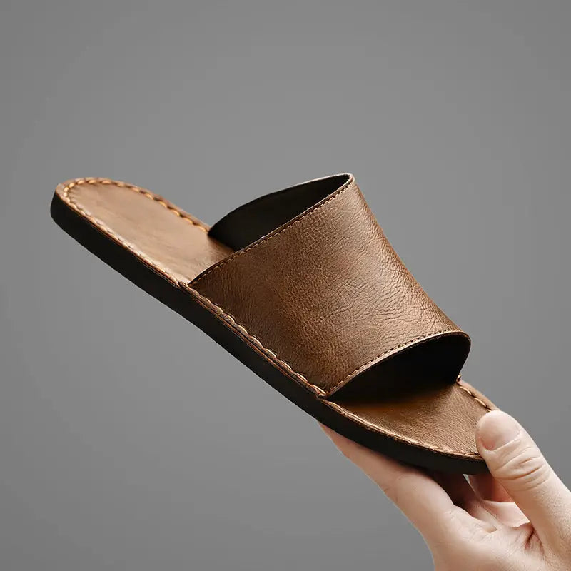 Anthony | Men's Slip-On Open Toe Backless Summer Slippers