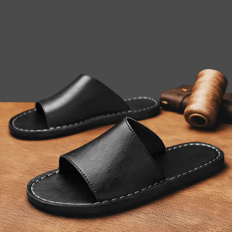Anthony | Men's Slip-On Open Toe Backless Summer Slippers