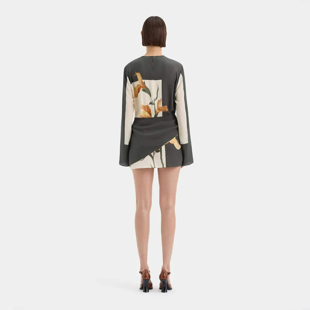 Arabella | Women’s Floral Print Long Sleeve Mini Dress