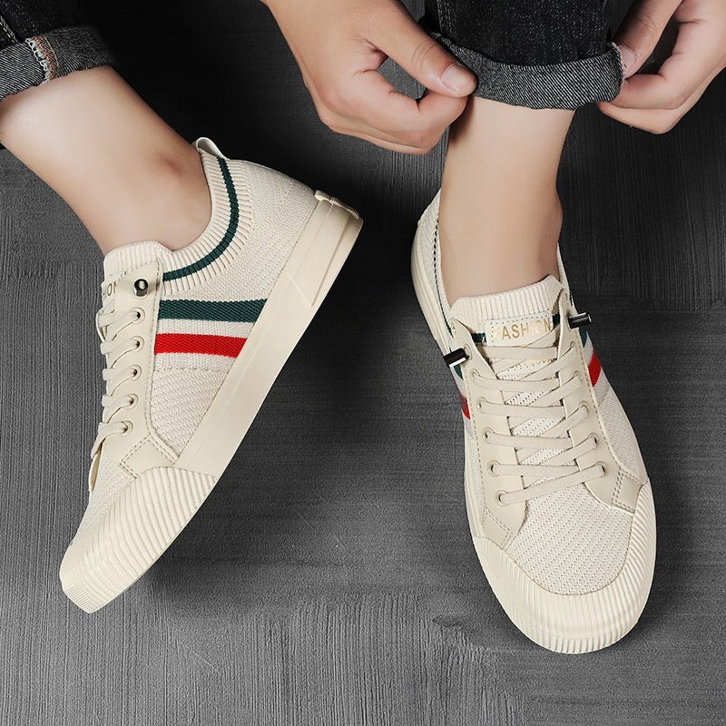 Arcadio | Men's Mesh Lace-Up Round Toe Sneakers