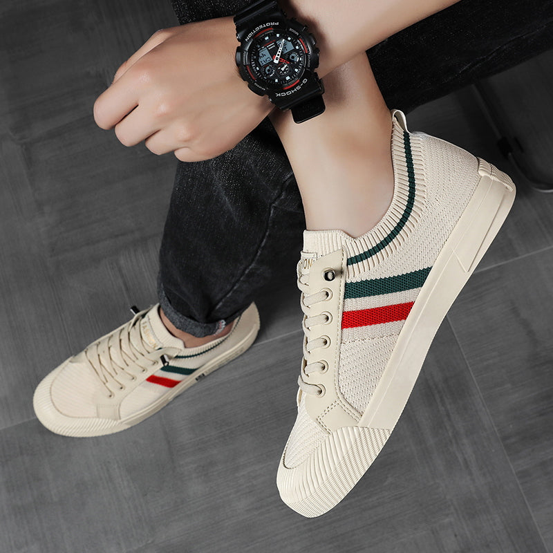 Arcadio | Men's Mesh Lace-Up Round Toe Sneakers