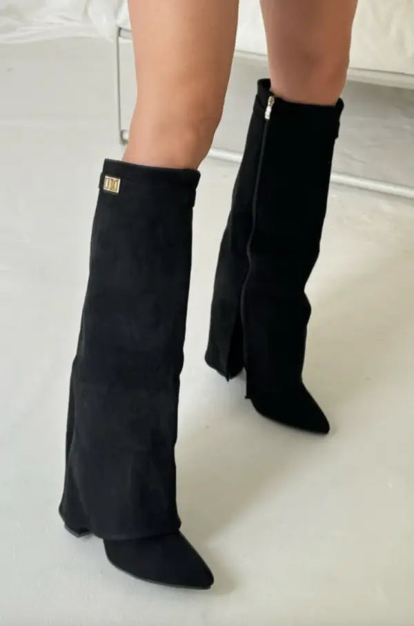 Arlinda | Women’s Buckle Strap Pointed Toe Boots