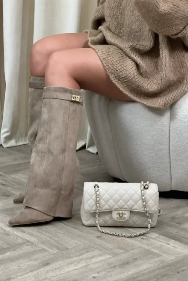 Arlinda | Women’s Buckle Strap Pointed Toe Boots