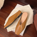 Arline | Women’s Tapered Toe Slip On Flat Mules