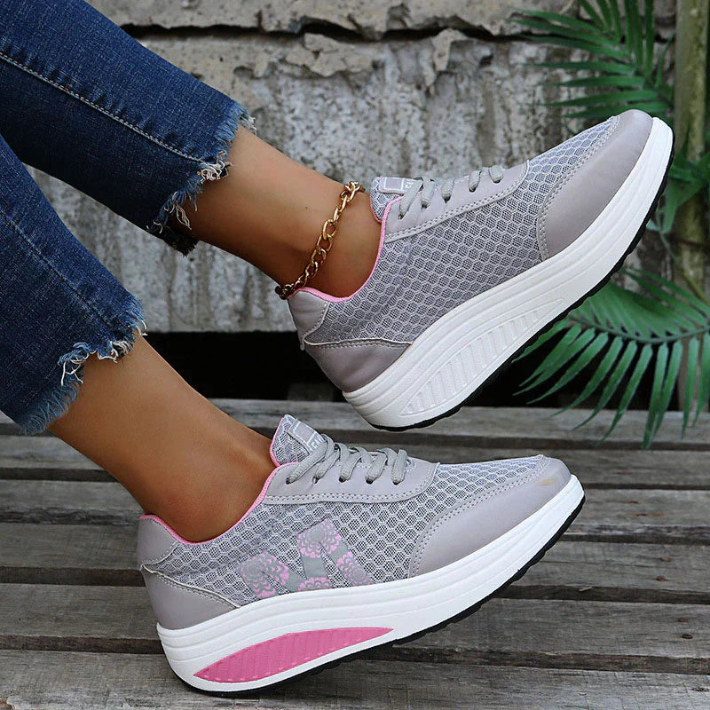 Arnita | Women’s Lace Up Round Toe Slip On Shoes