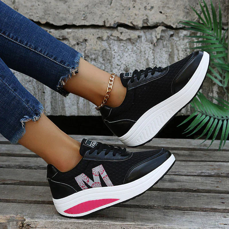 Arnita | Women’s Lace Up Round Toe Slip On Shoes