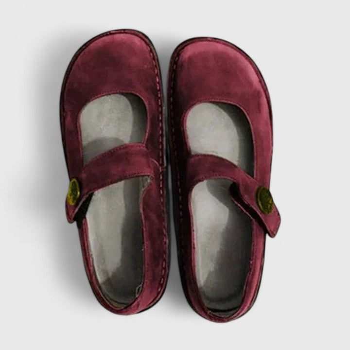 Ashlyn | Women’s Round Toe Slip On Mary Jane Shoes