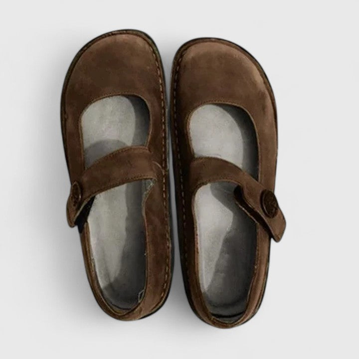 Ashlyn | Women’s Round Toe Slip On Mary Jane Shoes