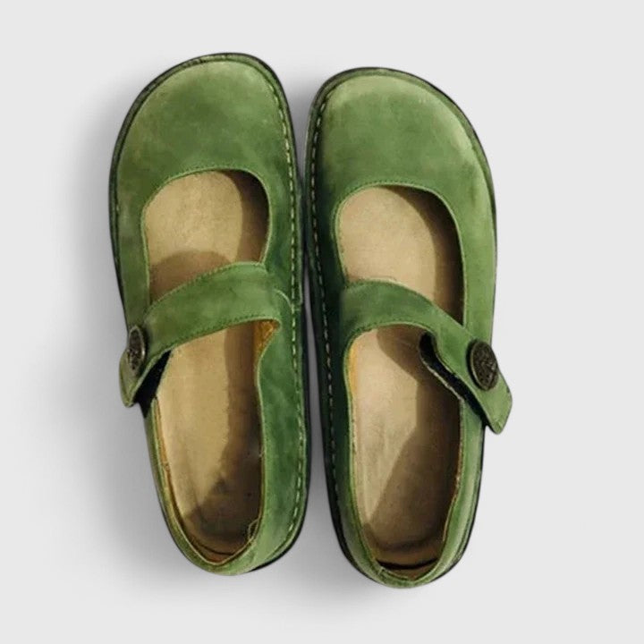 Ashlyn | Women’s Round Toe Slip On Mary Jane Shoes