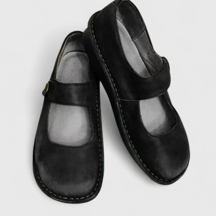 Ashlyn | Women’s Round Toe Slip On Mary Jane Shoes