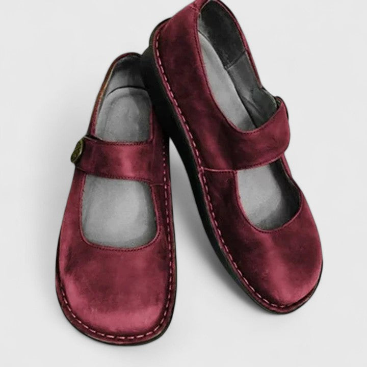 Ashlyn | Women’s Round Toe Slip On Mary Jane Shoes