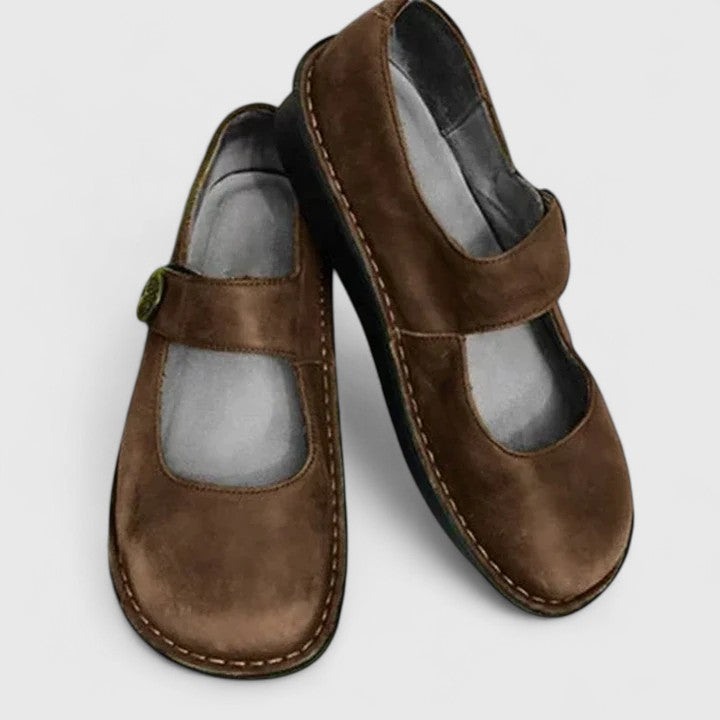Ashlyn | Women’s Round Toe Slip On Mary Jane Shoes