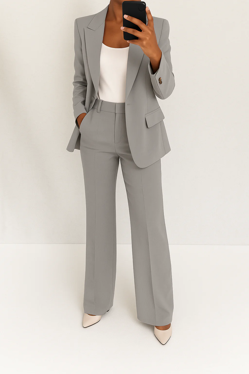 Ashlynn | Women’s Notch Lapel Two Piece Matching Suit