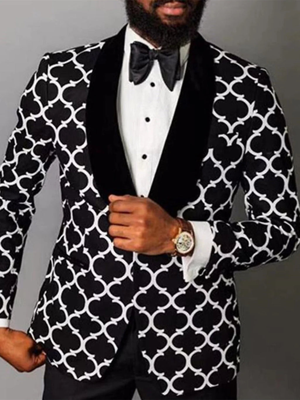 Ashwin | Men’s Single Breasted Long Sleeve Blazer