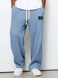 Auberon | Men’s Drawstring Textured Side Pockets Trousers