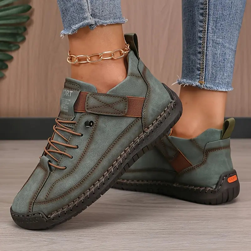 Autumn | Women’s Round Toe Lace Up Sneakers
