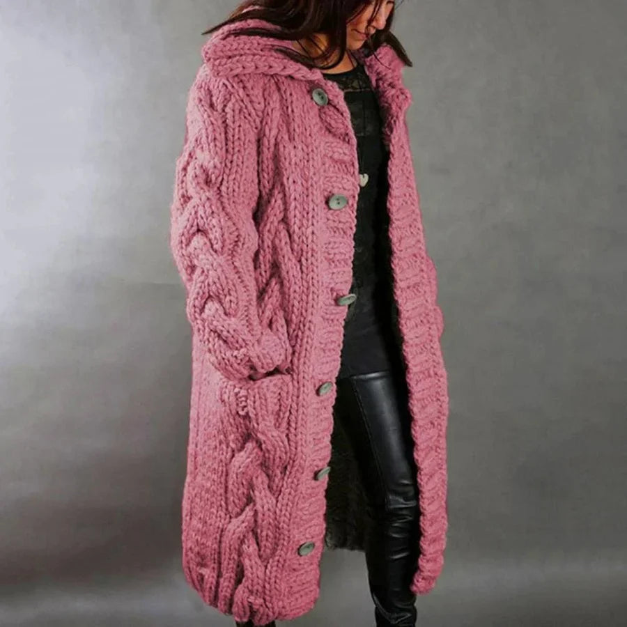 Avani | Women’s Long Sleeve Button Front Oversized Cardigan
