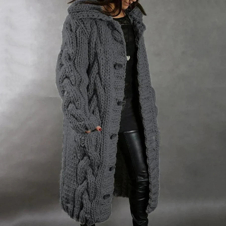 Avani | Women’s Long Sleeve Button Front Oversized Cardigan