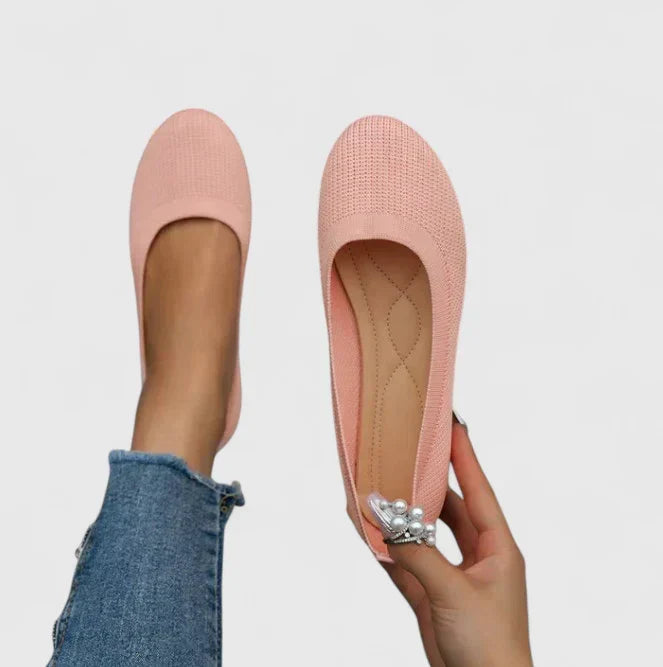 Ayodele | Women’s Mesh Round Toe Slip On Shoes