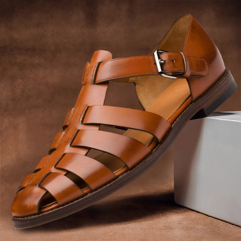 Bartolomeo | Men’s Fisherman Buckle Strap Sandals