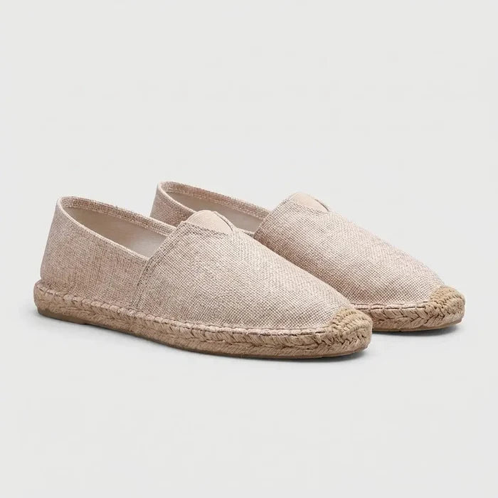 Bastian | Men’s Round Toe Slip On Strapless Flat Loafers