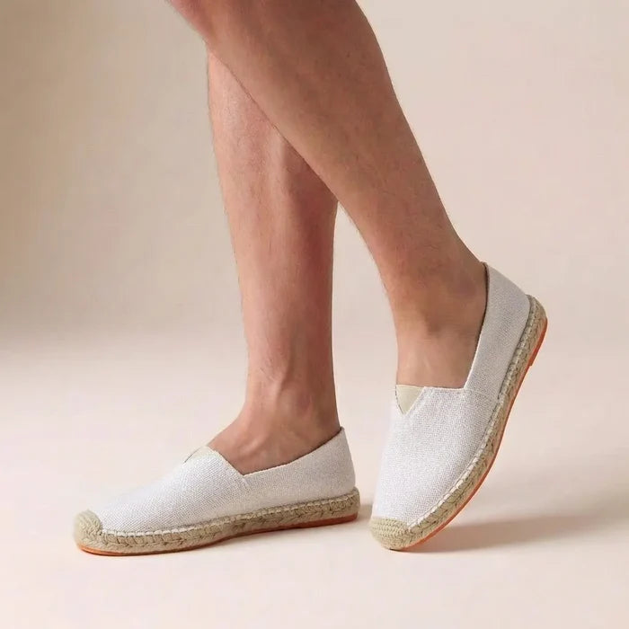 Bastian | Men’s Round Toe Slip On Strapless Flat Loafers
