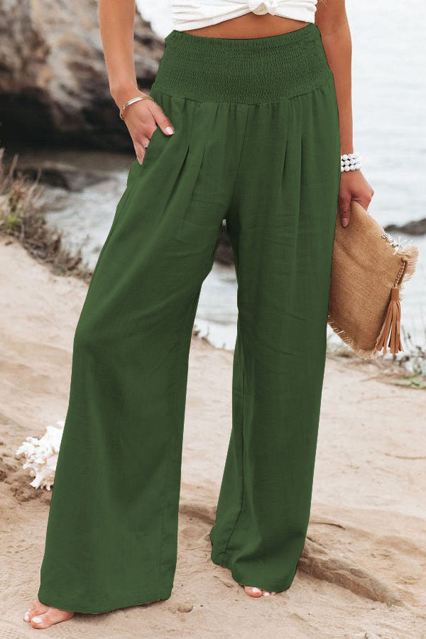 Belinda | Women’s High Waist Wide Leg Trousers