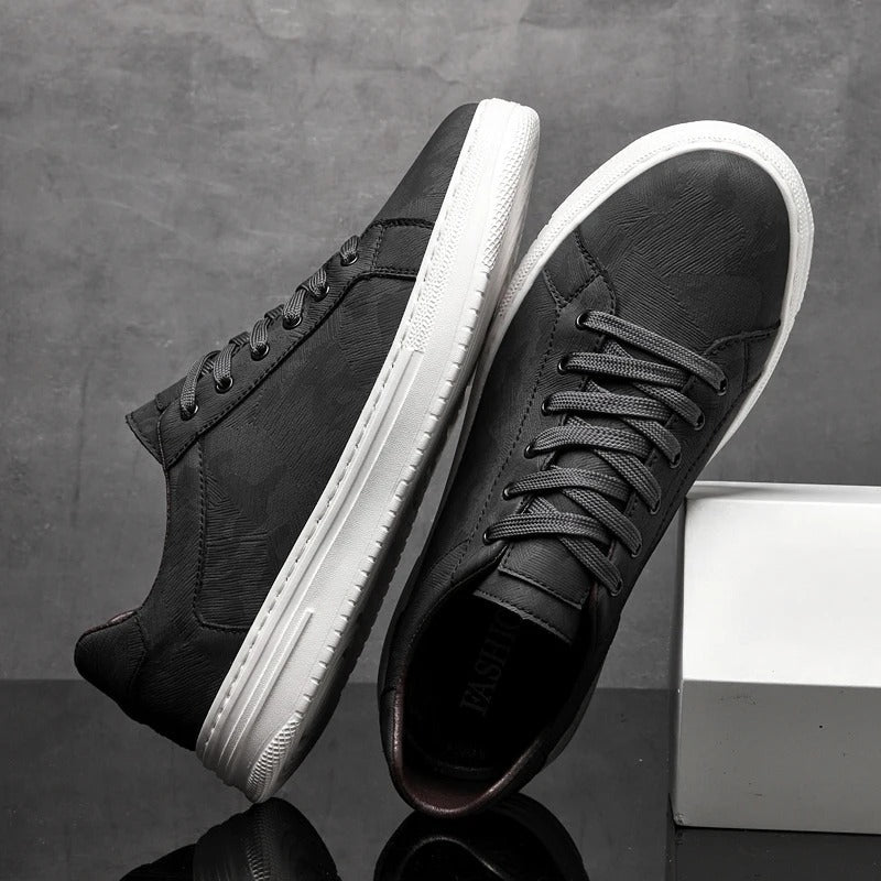 Bennett | Men’s Low Top Lace Up Round Toe Sneakers