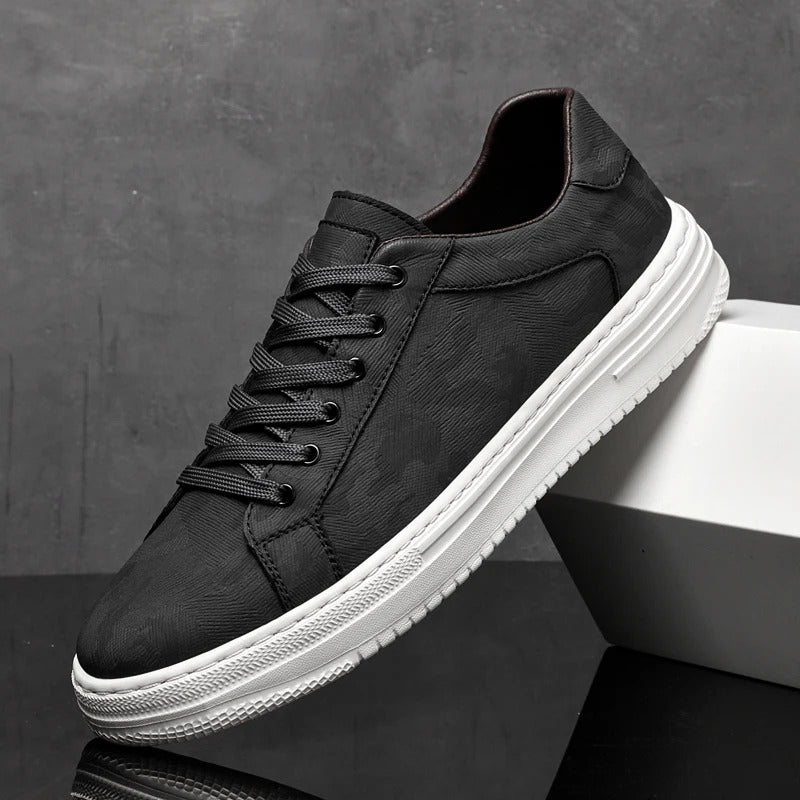 Bennett | Men’s Low Top Lace Up Round Toe Sneakers