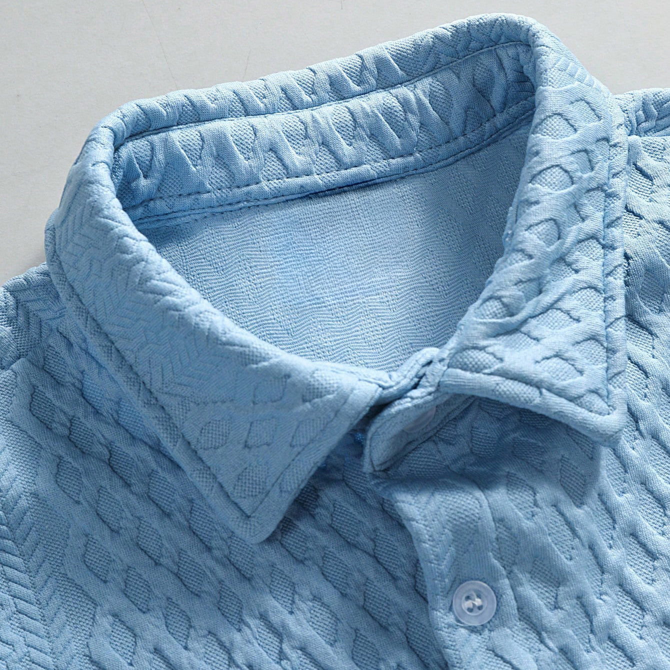Bennett | Men’s Short Sleeve Textured Summer Matching Set