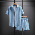 Bennett | Men’s Short Sleeve Textured Summer Matching Set