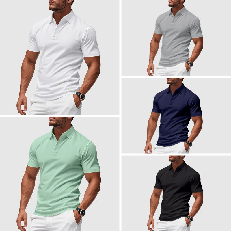 Benson | Men’s Short Sleeve Polo Summer Shirt