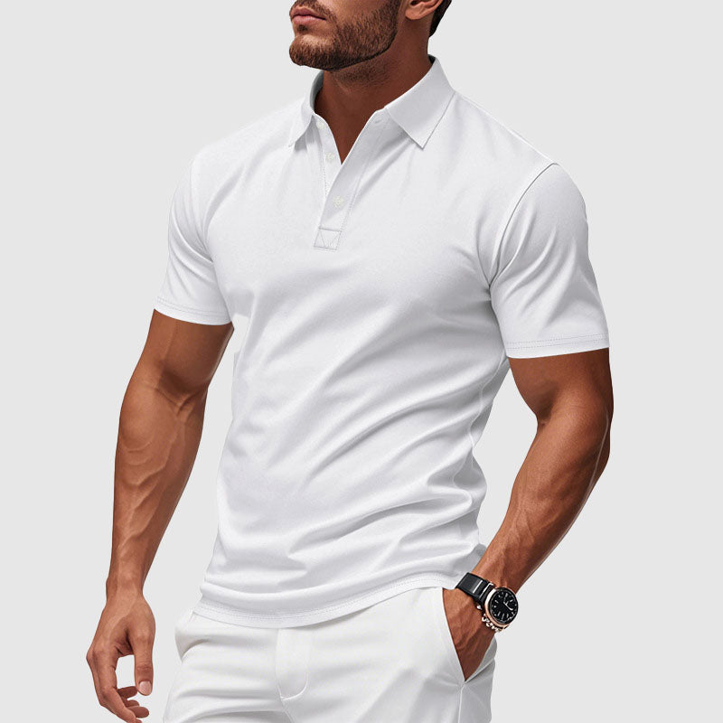 Benson | Men’s Short Sleeve Polo Summer Shirt