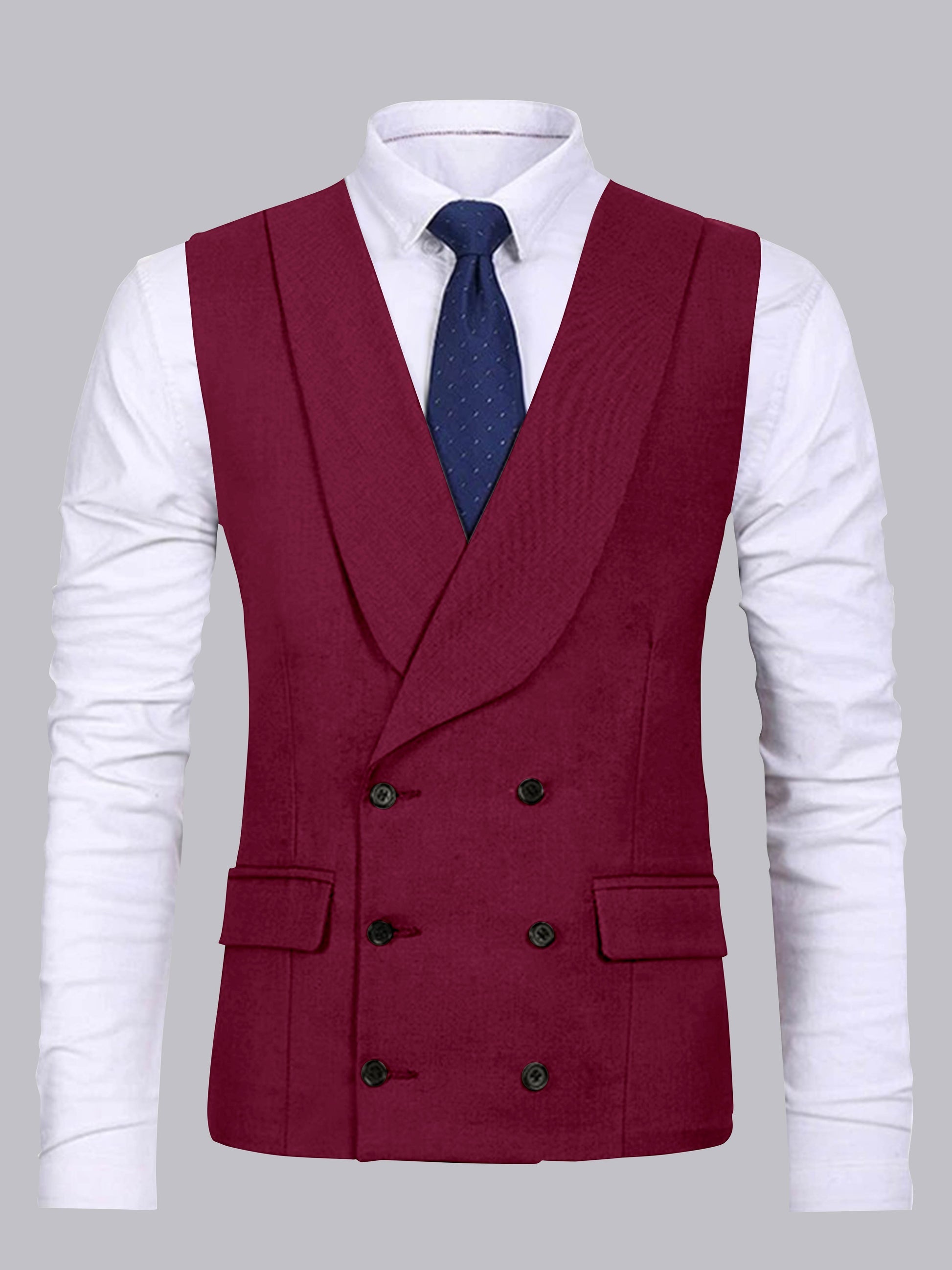 Boyd | Men’s Shawl Lapel Double Breasted Suit Vest