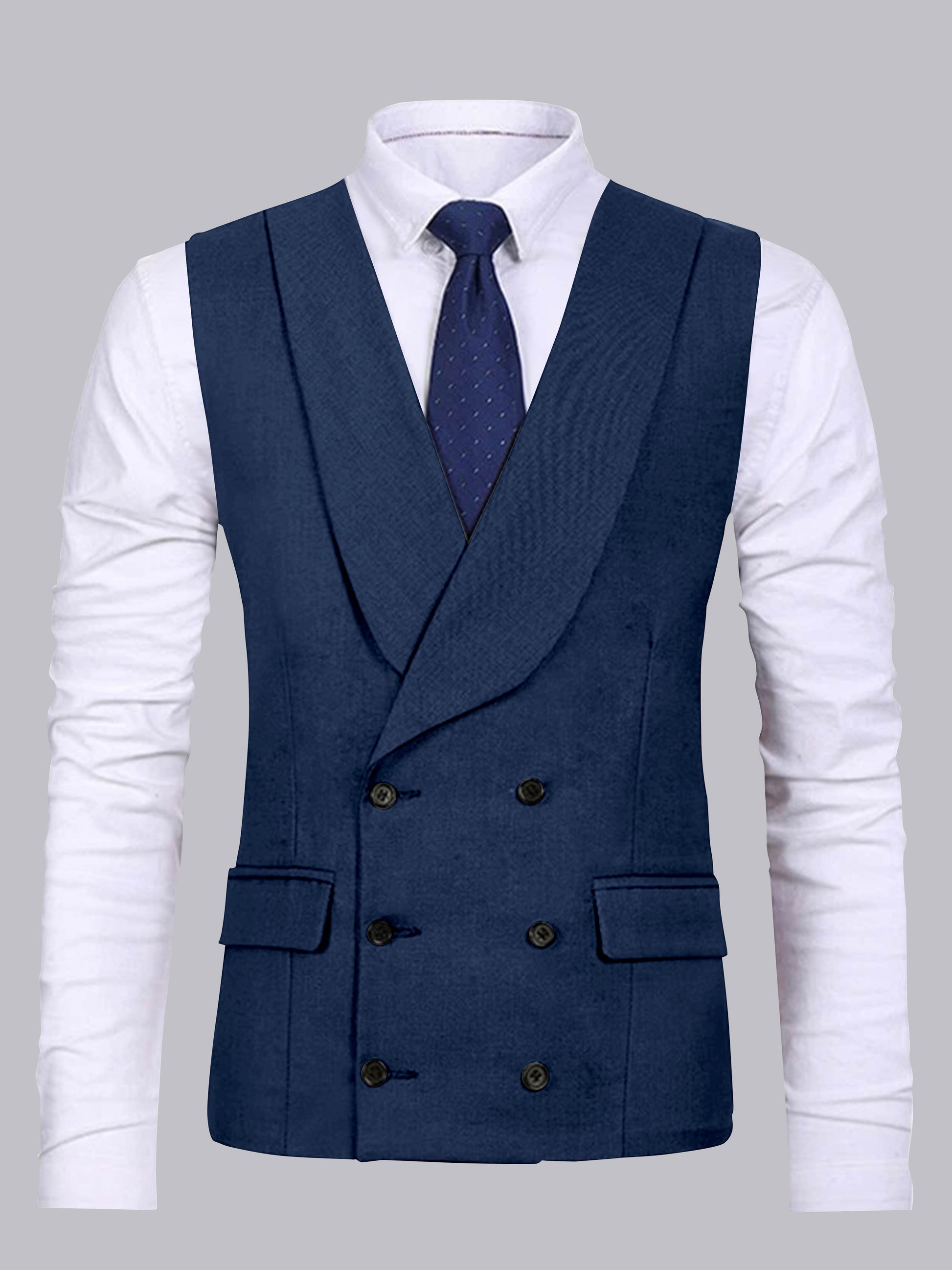 Boyd | Men’s Shawl Lapel Double Breasted Suit Vest