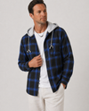 Brendan | Men’s Plaid Long Sleeve Hoodie Shirt