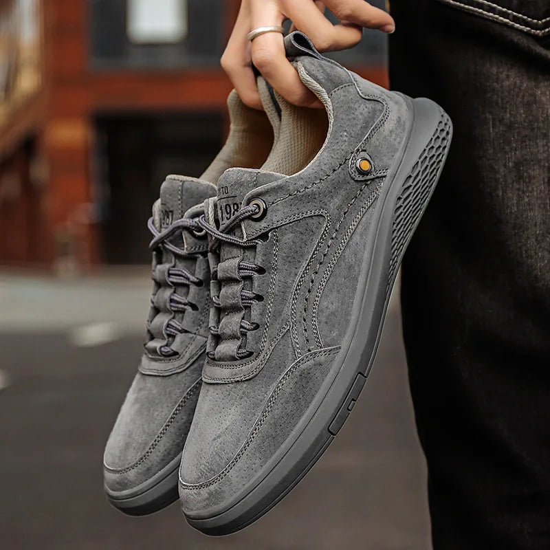 Brenden | Men’s Round Toe Low Top Lace Up Sneakers