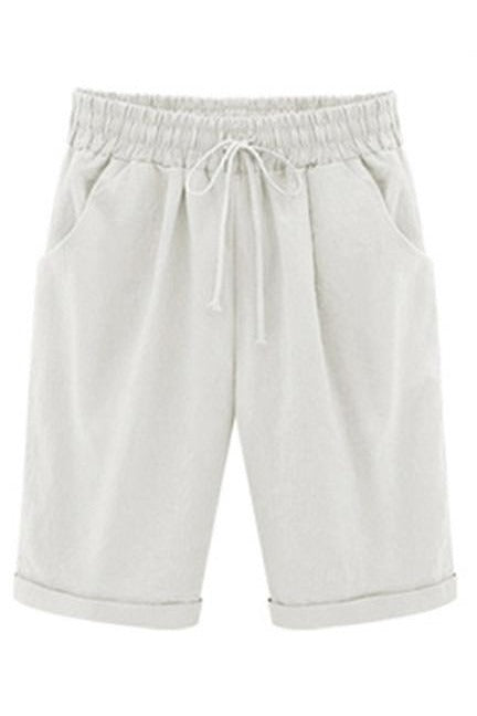 Brenna | Women's pockets Loose Drawstring Shorts