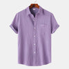 Brennan | Men’s Short Sleeve Vertical Stripe Polo Shirt