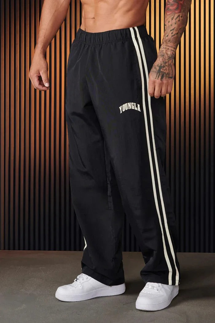 Brighton | Men’s Striped Straight Leg Summer Trousers