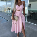 Brinlee | Women's Strappy Cutout Sleeveless Wedding Guest Dress
