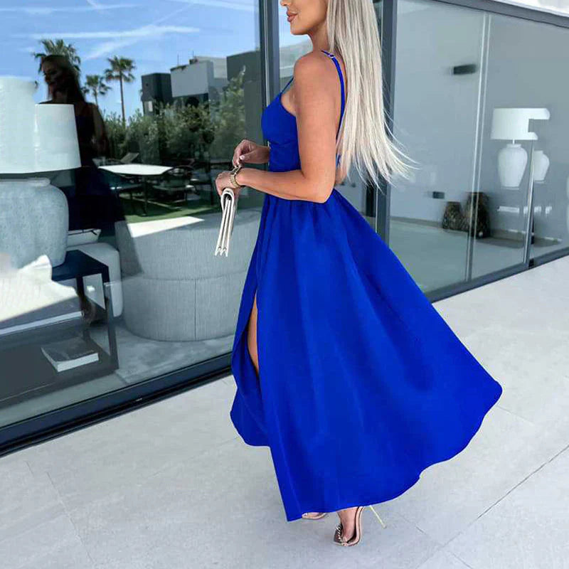 Brinlee | Women's Strappy Cutout Sleeveless Wedding Guest Dress