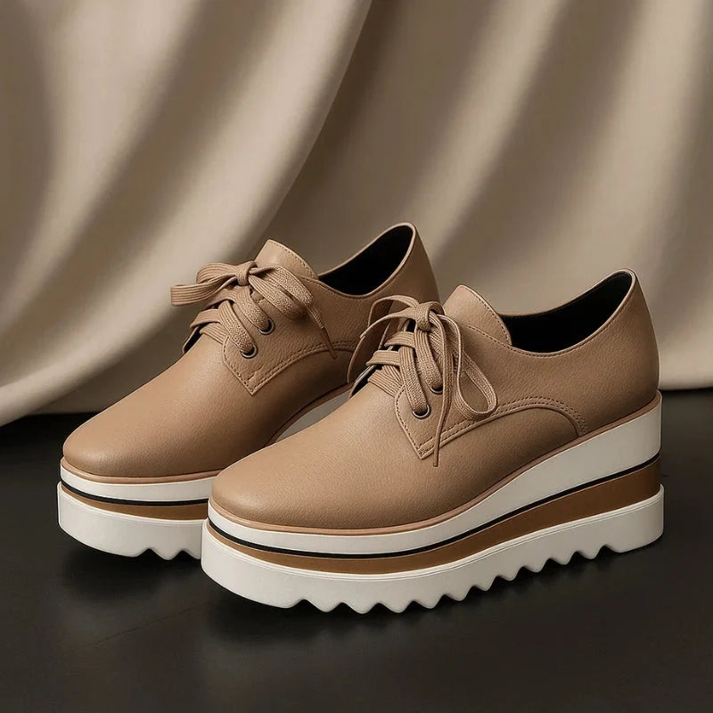 Brooks | Unisex Lace Up Round Toe Thick Sole Walking Sneakers