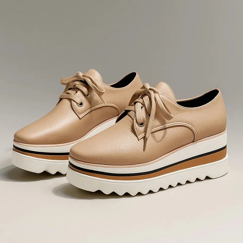 Brooks | Unisex Lace Up Round Toe Thick Sole Walking Sneakers