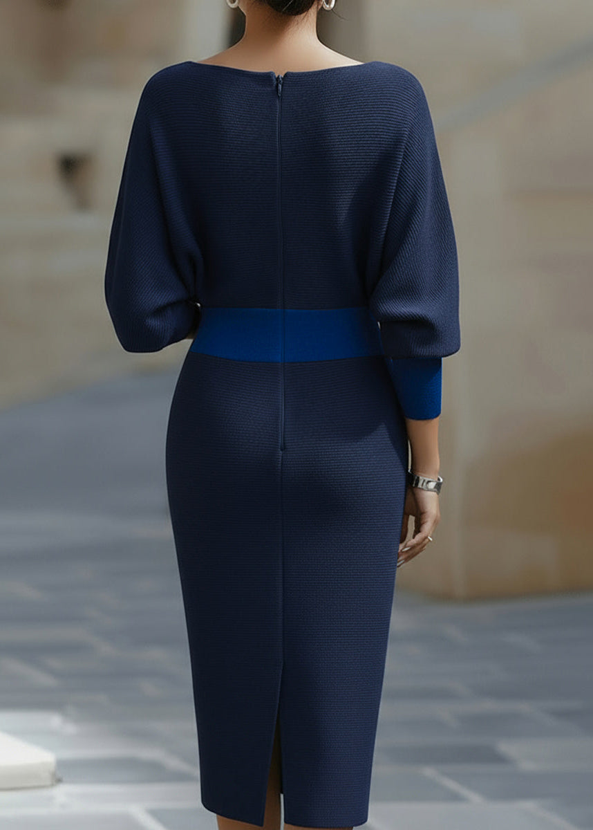 Bryn | Women’s Draped Cowl Neck Midi Dress