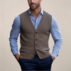 Buddy | Men’s Sleeveless V Neck Button Vest